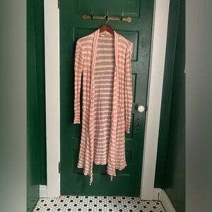 Free People long striped tunic sweater